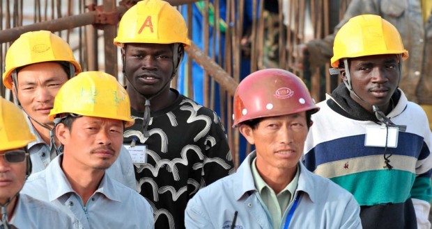 Chinese and African miners