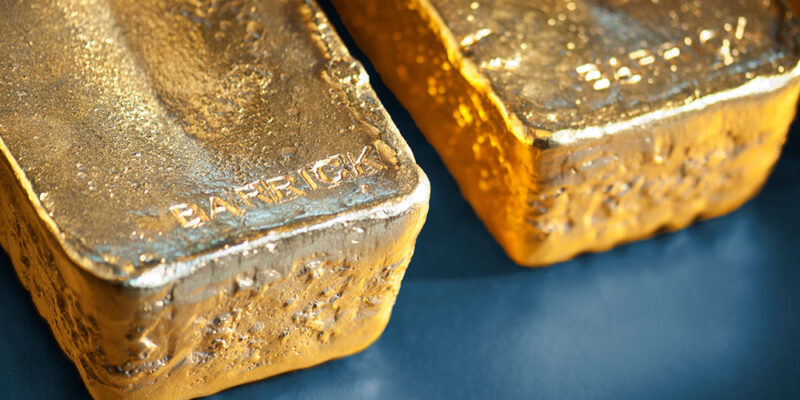 barrick Gold bars