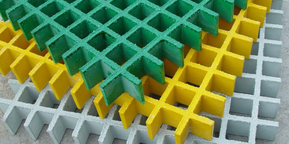 Fibreglass grating