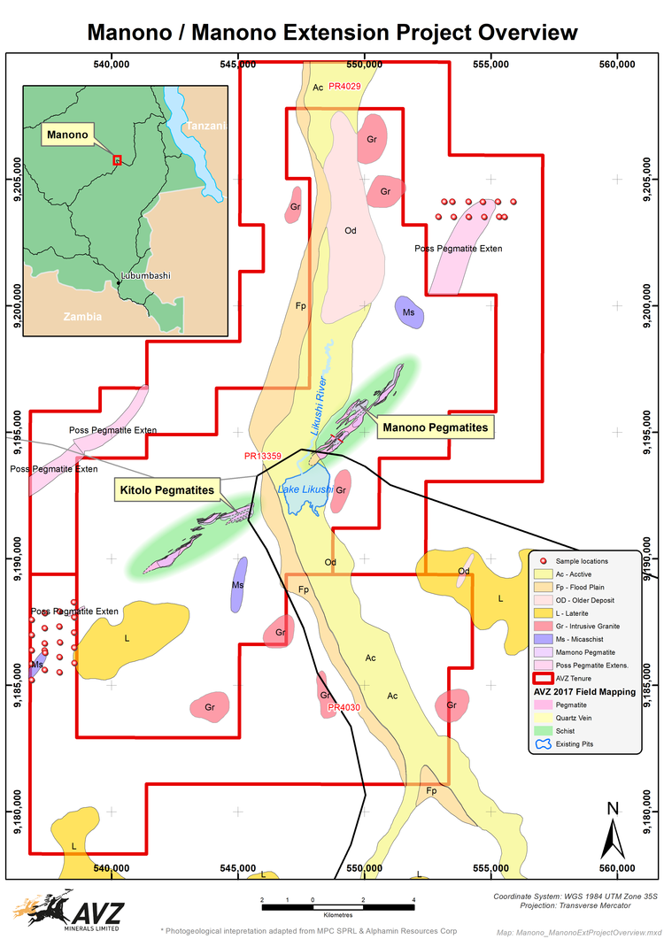 AVZ Minerals issues tenders worth US$300m for Manono works | DRC 1