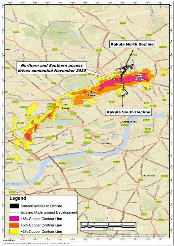 Kakula Copper Mine’s northern and southern access tunnels successfully connected 5