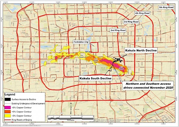 Kakula Copper Mine’s northern and southern access tunnels successfully connected 6