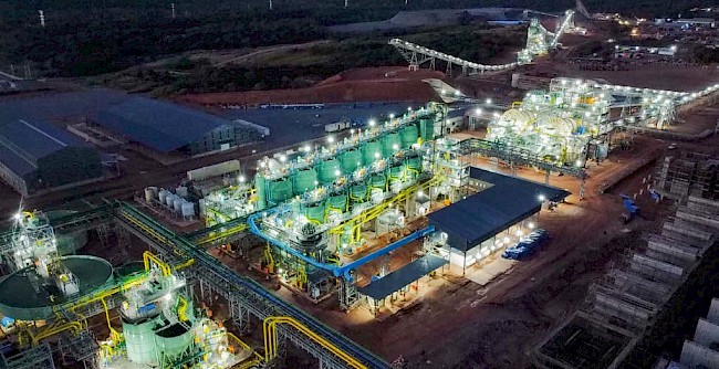 Kamoa-Kakula Phase 1 concentrator plant produced first copper concentrate on May 25 4