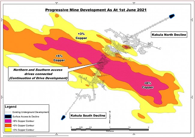 Kamoa-Kakula Phase 1 concentrator plant produced first copper concentrate on May 25 16