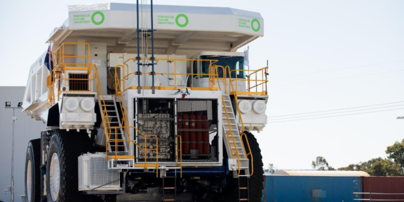 Fortescue Future Industries begins testing of hydrogen powered mining truck & blasthole drill rig 1