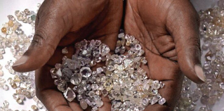 The DRC exported in the first half of 2021 a volume of 6.3 million carats of diamonds for a value of 65 million USD - Copperbelt Katanga Mining