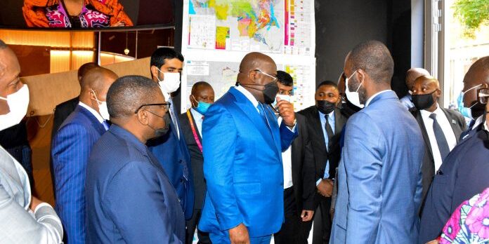 Felix Tshisekedi and The DRC Ministry of Mines at the Dubai 2021 Expo 1