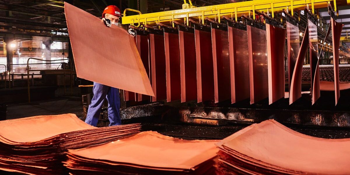 The price of a tonne of copper records a drop of 511.2 USD this week 1