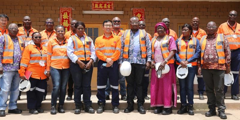 A delegation from the DRC Presidency visits Kinsevere MMG 1