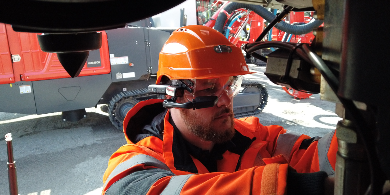 New Sandvik digital tools helping on-site mining equipment technicians tap into global expertise remotely 3