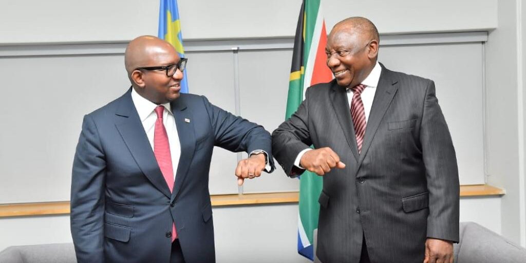 Sama Lukonde talks economic cooperation with President Cyril Ramaphosa 1