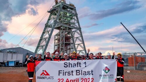 Ivanhoe Mines Completes Platreef's Production Shaft 1 at the Tier-One Palladium,in South Africa 2