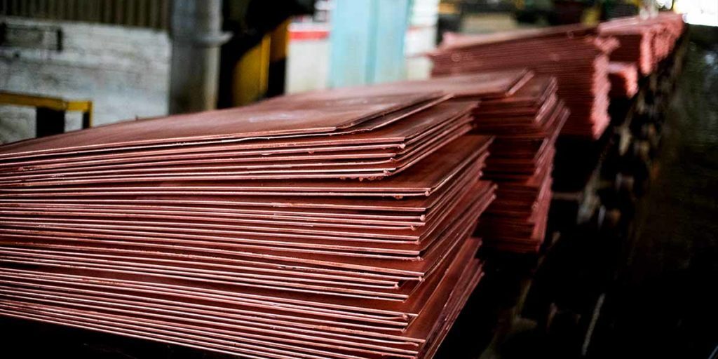 Copper price down as growth outlook deteriorates 1