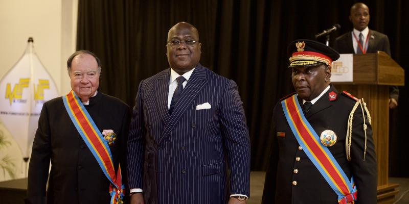 DRC: Félix Tshisekedi raises George Arthur Forrest to the rank of "Grand Cordon" in the national order of Kabila-Lumumba national heroes 1