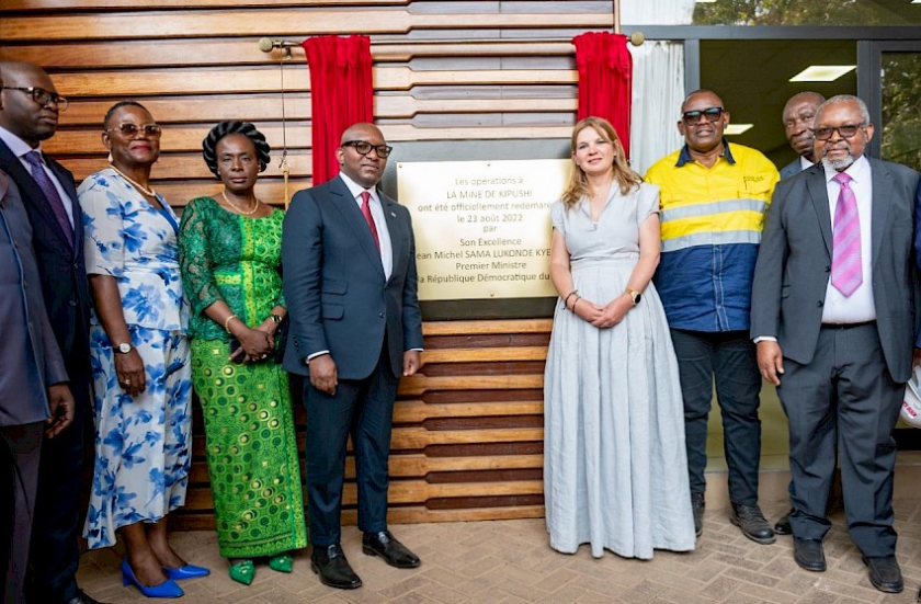 Ivanhoe and Gécamines host ceremony commemorating the start of construction activities at the historic Kipushi Mine 3