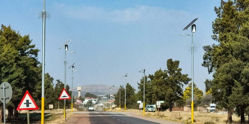 Solar Streetlighting for Postmasburg | BEKA Schréder 1