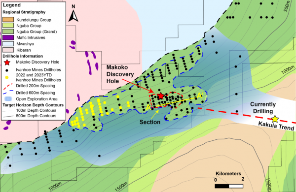 Ivanhoe Mines updates on its Western Foreland exploration activities, adjacent to the Kamoa-Kakula Copper Complex 6