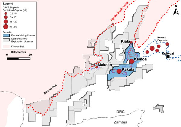 Ivanhoe Mines updates on its Western Foreland exploration activities, adjacent to the Kamoa-Kakula Copper Complex 2