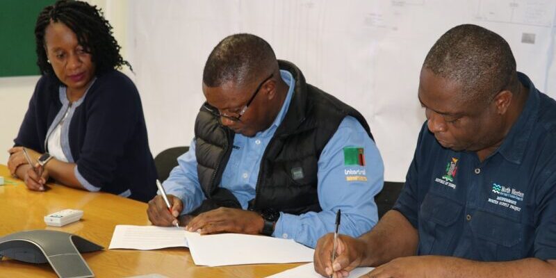 Kansanshi Mining signs MOU to provide Piped Water to Mushitala community 1