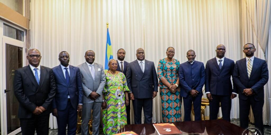 Gécamines Board of Directors presents their work Plan to Félix Tshisekedi 1