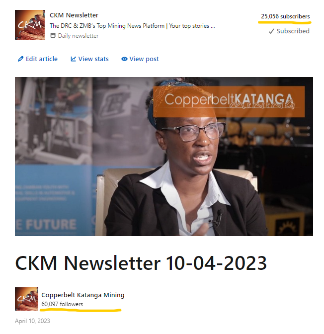 CKM LinkedIn Double Milestone Celebration 60K Page followers & 25K Newsletter Subscribers 2