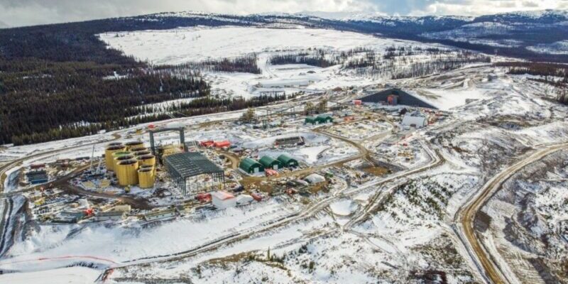 Construction Advances at Blackwater Mine in British Columbia 1