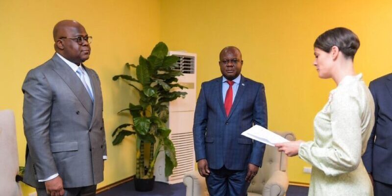 Newly Accredited Ambassadors Present Credentials to DRC President Felix Tshisekedi 1