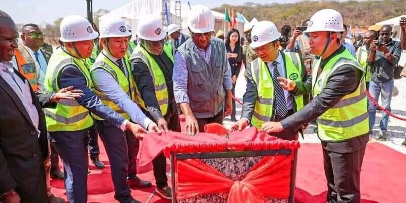 President Hichilema Launches $600 Million Sinomine Kitumba Mining Project in Mumbwa 1