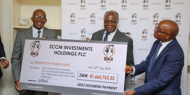 ZCCM-IH pays K41.6m dividend to Zambian Govt 1