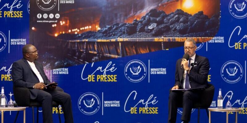 DRC Minister of Mines Advocates for Reforms in Mining Sector at CAMI Press Café 1