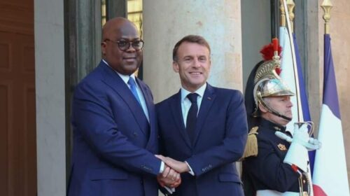 Tshisekedi and Macron Discuss Security and Diplomatic Issues at Elysée Palace Meeting 3