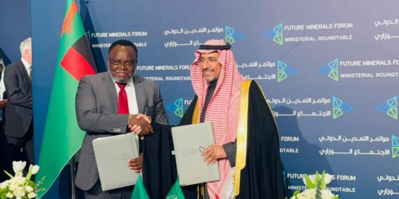 ZAMBIA AND SAUDI ARABIA SIGN MOU OF COOPERATION IN MINERAL RESOURCES 1