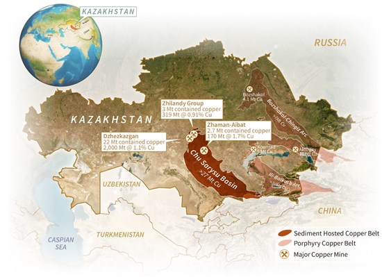 Ivanhoe Mines Commences Exploration for Sediment-hosted Copper in Central Kazakhstan 3