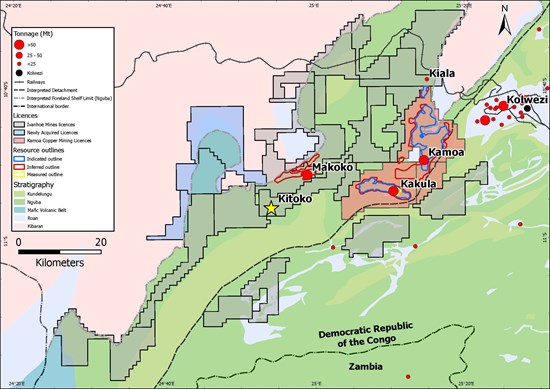 Ivanhoe Mines Announces Makoko Discovery Extended to over 13 Kilometres of Strike Length 3