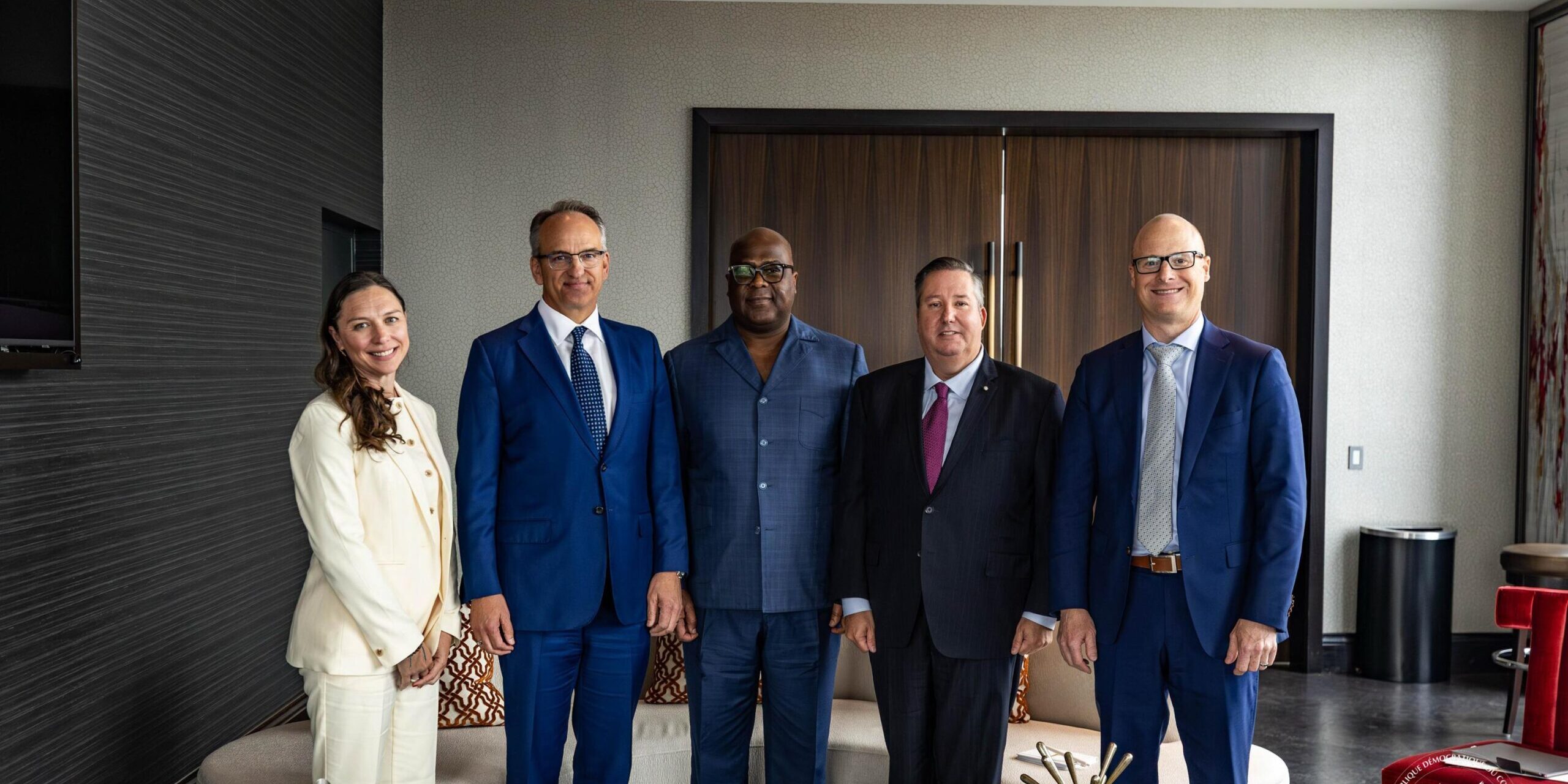 Tshisekedi Discusses Strategic Mining Mapping Partnership with Dynamic Aviation in Houston 1