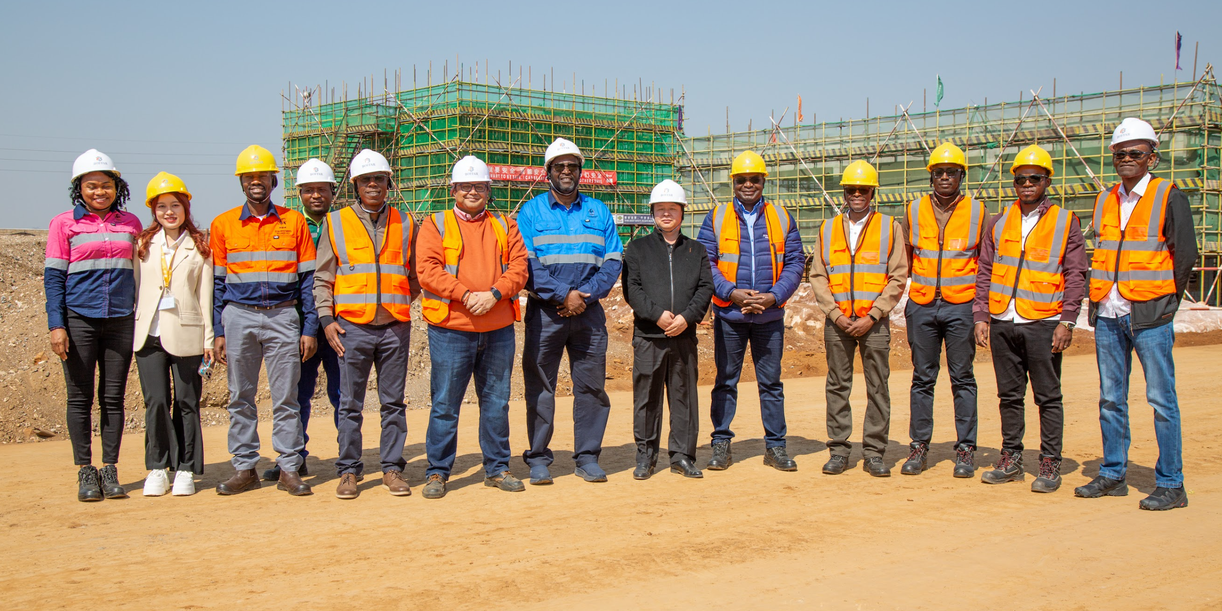 Sino Great Chemicals’ MAP Fertiliser Plant in Chilanga Reaches 30% Completion as ZCCM-IH Reviews Progress 1